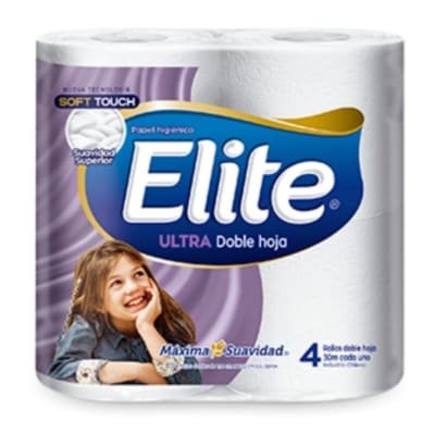 Papel higiénico Elite Ultra doble hoja de 50 metros