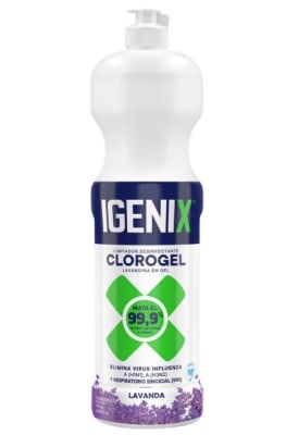 Cloro Gel Igenix lavanda 900 ml