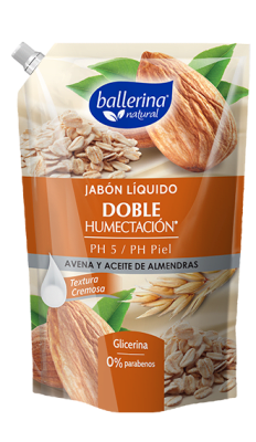 Jabón Ballerina Doypack Avena y Aceite de Almendras 750 ml