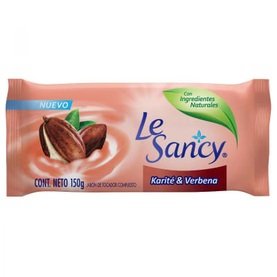 JABON EN BARRA LE SANCY KARITE Y VERBENA 150 gr