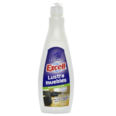 Lustra Muebles Excell Máxima Protección Lavanda 500 cc