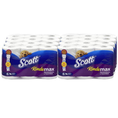 Manga papel higiénico Scott Rindemax 25 metros
