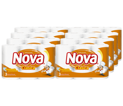 Manga Toalla Nova 24 rollos