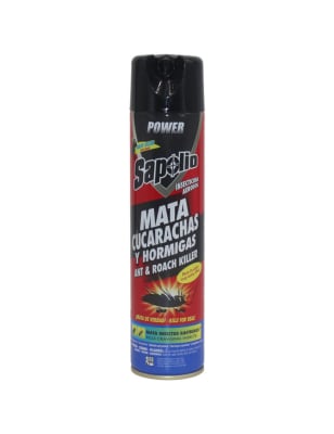 Insecticida Sapolio en Aerosol mata cucarachas y hormigas 360ml