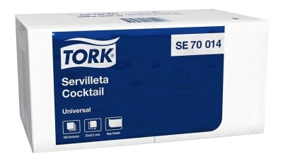 Servilleta cocktail Tork 200 unidades