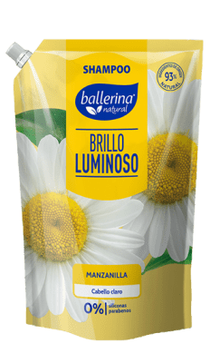 Shampoo Ballerina doypack Manzanilla 750 ml