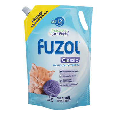 Suavizante Fuzol classic doypack 1 litro