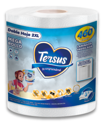 Toalla de papel Tersus super absorbente