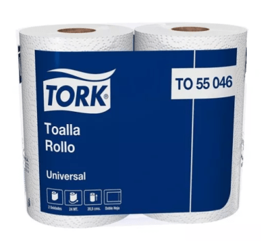 Toalla Tork 2 rollos de 24 metros