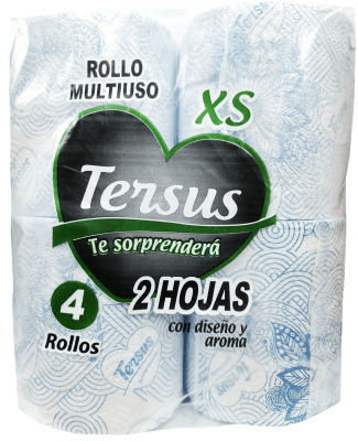 Toalla Tersus Xs predicada 4 rollos de 80 metros