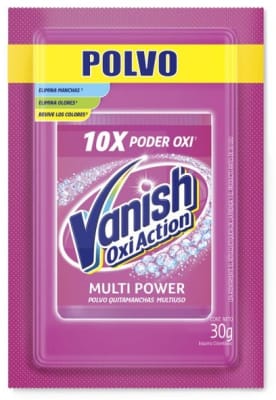 Quitamanchas Vanish polvo oxi action multiuso 30g