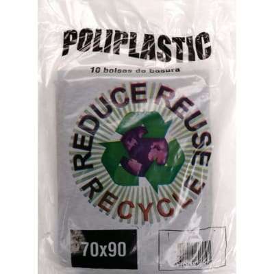 Manga Bolsa de Basura Poliplastic 70x90 cm