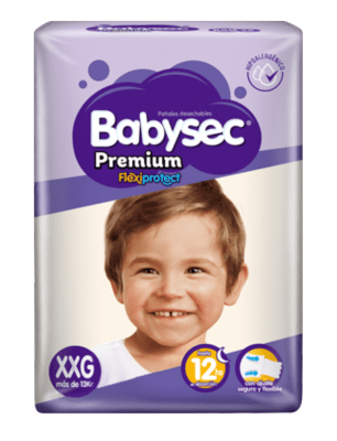 Pañal Babysec Premium XXG 14 Unidades