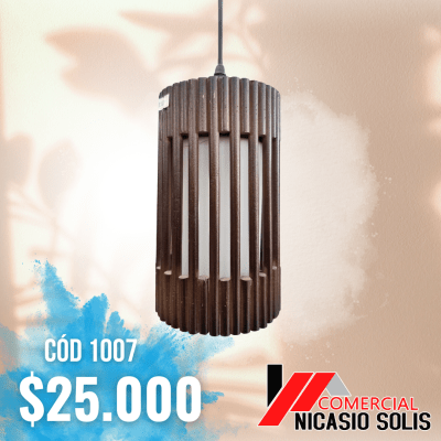 Lámpara cilíndrica oscura