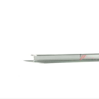 PERFIL H PLATEADO 3MM PLACA MARMOL