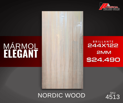 MARMOL EG 2MM 122X244CM NORDIC WOOD1