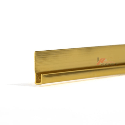 PERFIL J DORADO 3MM PLACA MARMOL