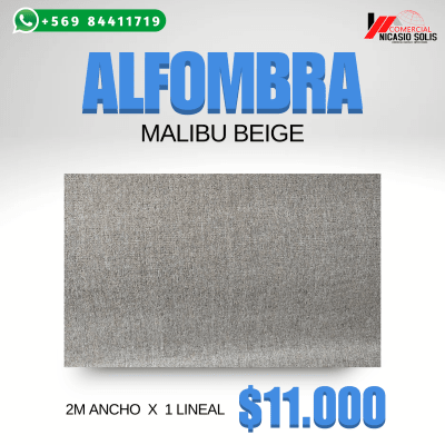 alfombra 2x1ml MALIBU BEIGE