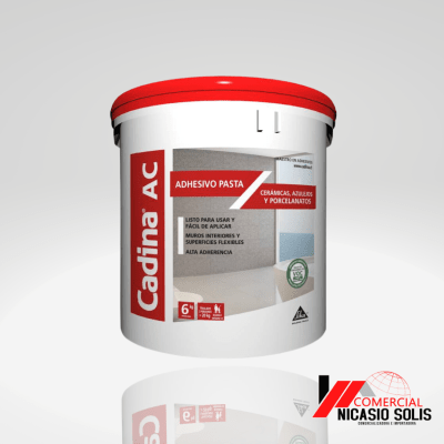 ADHESIVO CERÁMICO PASTA CADINA A/C 6kilos