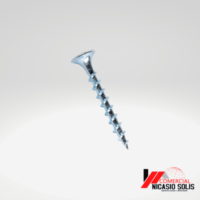 tornillos crs zn 6x1 1/4 caja 100 unidades