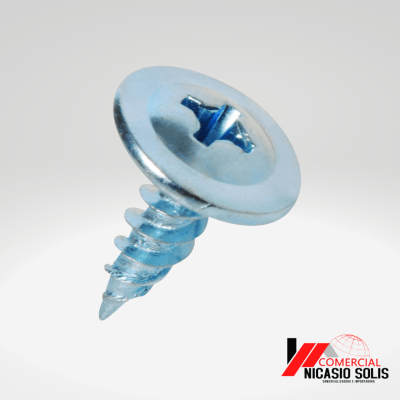 tornilos lenteja punta aguja 1/2 100 un