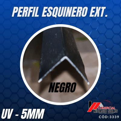PERFIL ESQUINERO EXTERIOR UV 5MM