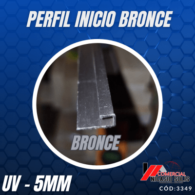 PERFIL INICIO BRONCE UV 5MM