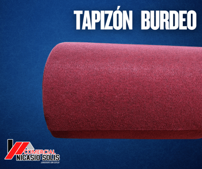 tapizon burdeo 1mt lineal x 2 mt ancho
