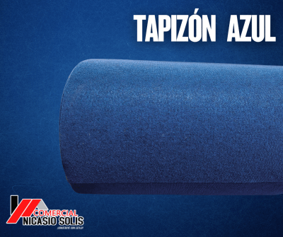 tapizon azul 1mt lineal x 2 mt ancho