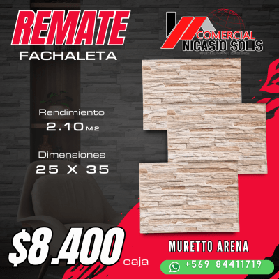 CERÁMICA PARED MURETTO ARENA 25X35
