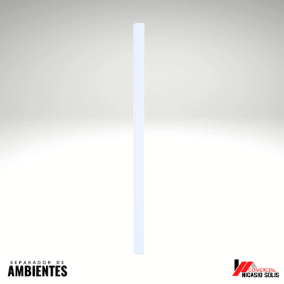 SEPARADOR DE AMBIENTE CROMO PERLADO PE-D