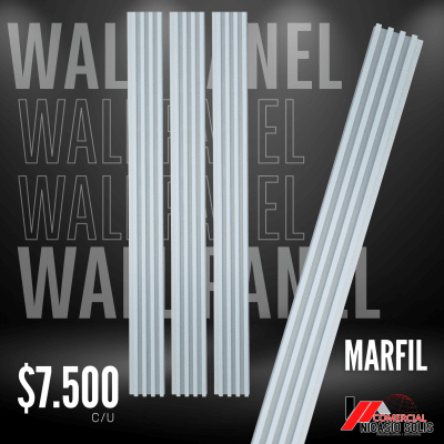 WALL PANEL MARFIL 2.60 X 16
