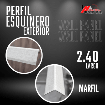 PERFIL DE WALLPANEL MARFIL
