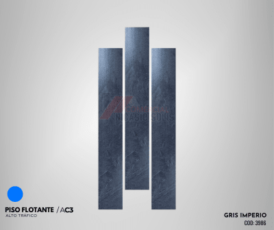 PISO FLOTANTE GRIS IMPERIO 8MM