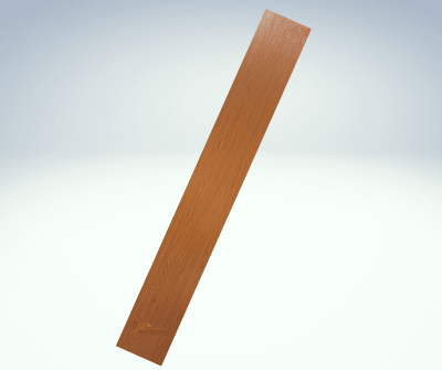 A10 MADERA CLARO 2.37MTSX0.4MTS PVC ALVEOLAR