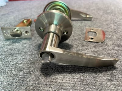 manilla alcoba inox mecanismo tubular