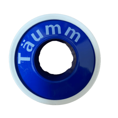 CINTA TEFLÓN AGUA 12MM X 0.1MM X 12 MTS