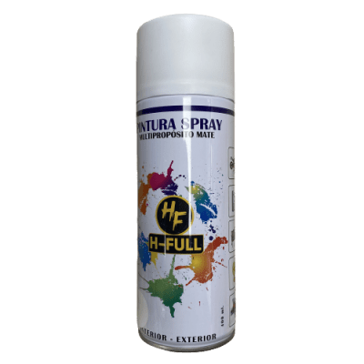 PINTURA SPRAY BLANCO MATE MULTIPROPÓSITO 400 ML