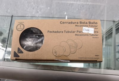cerradura cilindrica baño inox