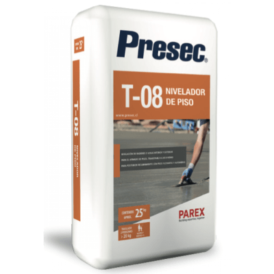 NIVELADOR DE PISO RIGIDO PROSEC T08 25KG