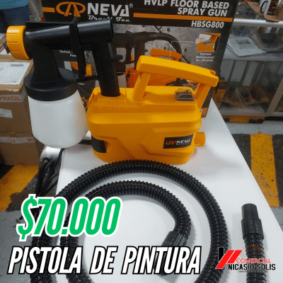 PISTOLA DE PINTURA 800 W MARCA NEVA