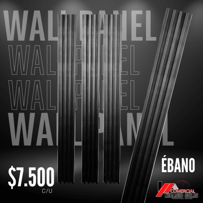 WALL PANEL ÉBANO 2.60X16