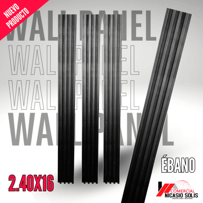 WALL PANEL ÉBANO 2.40X16