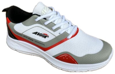 ZAPATILLA AVIA FLASH M WHITE/LT GREY/RED 15-050405-1