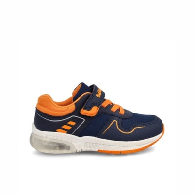 ZAPATILLA BUBBLE GUMMERS AZUL/NARANJO CON LUCES 281-9904