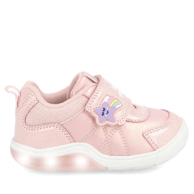 ZAPATILLA BUBBLE GUMMERS ROSADA LUZ 181-6528