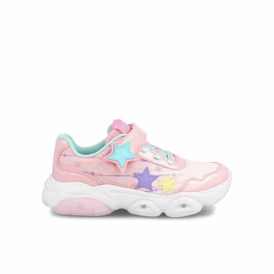 ZAPATILLA BUBBLE GUMMERS ROSADA CON LUCES 381-56621