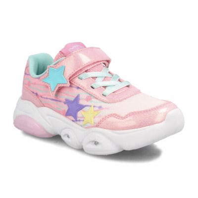 ZAPATILLA BUBBLE GUMMERS ROSADA CON LUCES 381-5662