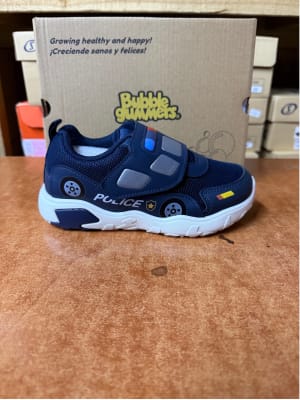 ZAPATILLA BUBBLE GUMMERS AZUL CON LUCES POLICIA 281-9989