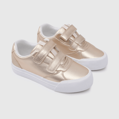 ZAPATILLA COLLOKY DORADA VELCRO 579602-24